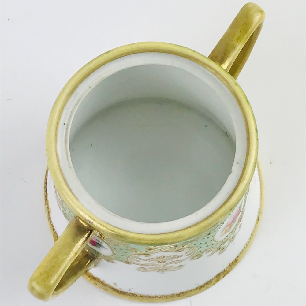 🅾️SOLD🅾️Noritake HandPainted Japan Sugar Bowl Go - Picture 7 of 9